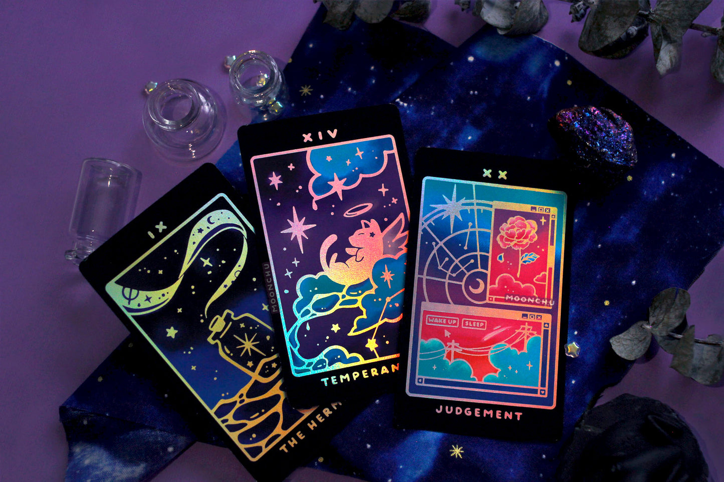 nebulous tarot major arcana deck