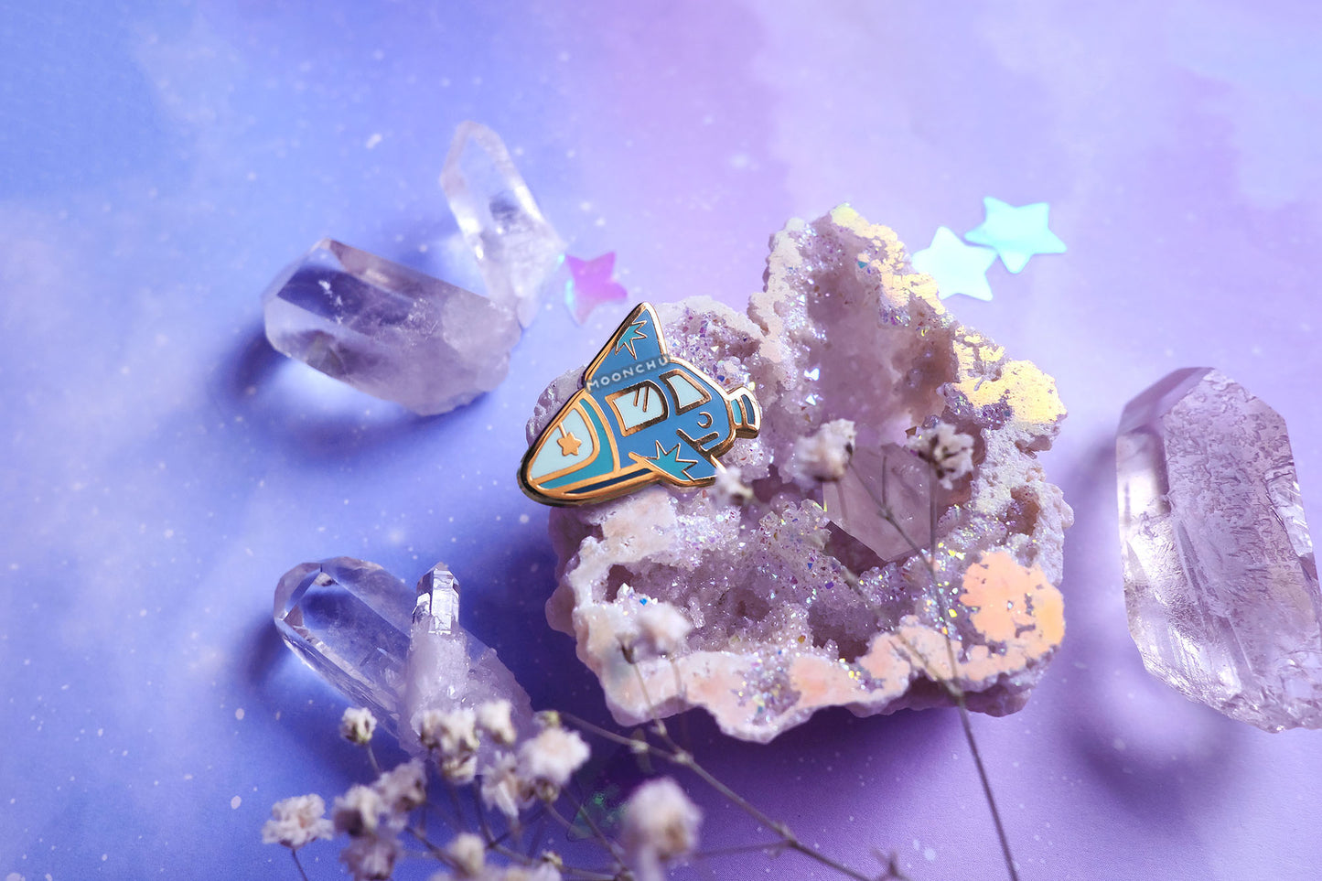 tiny rocket ship hard enamel pin, rocket ship pin, spaceship pin