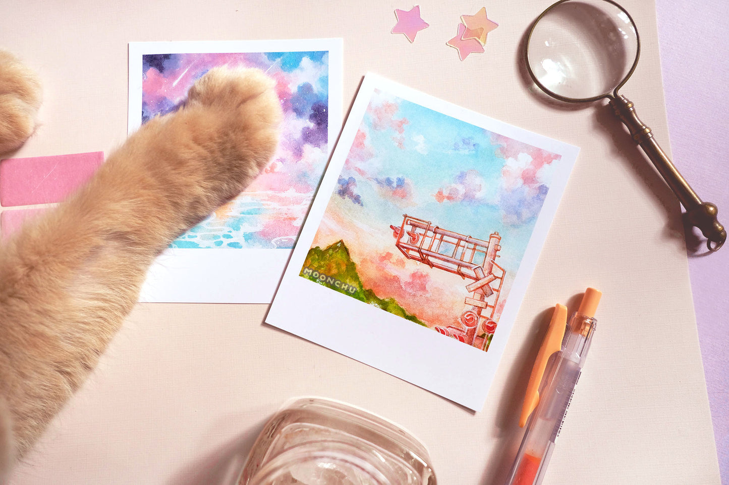 wandering snapshot prints, magical photo frame art