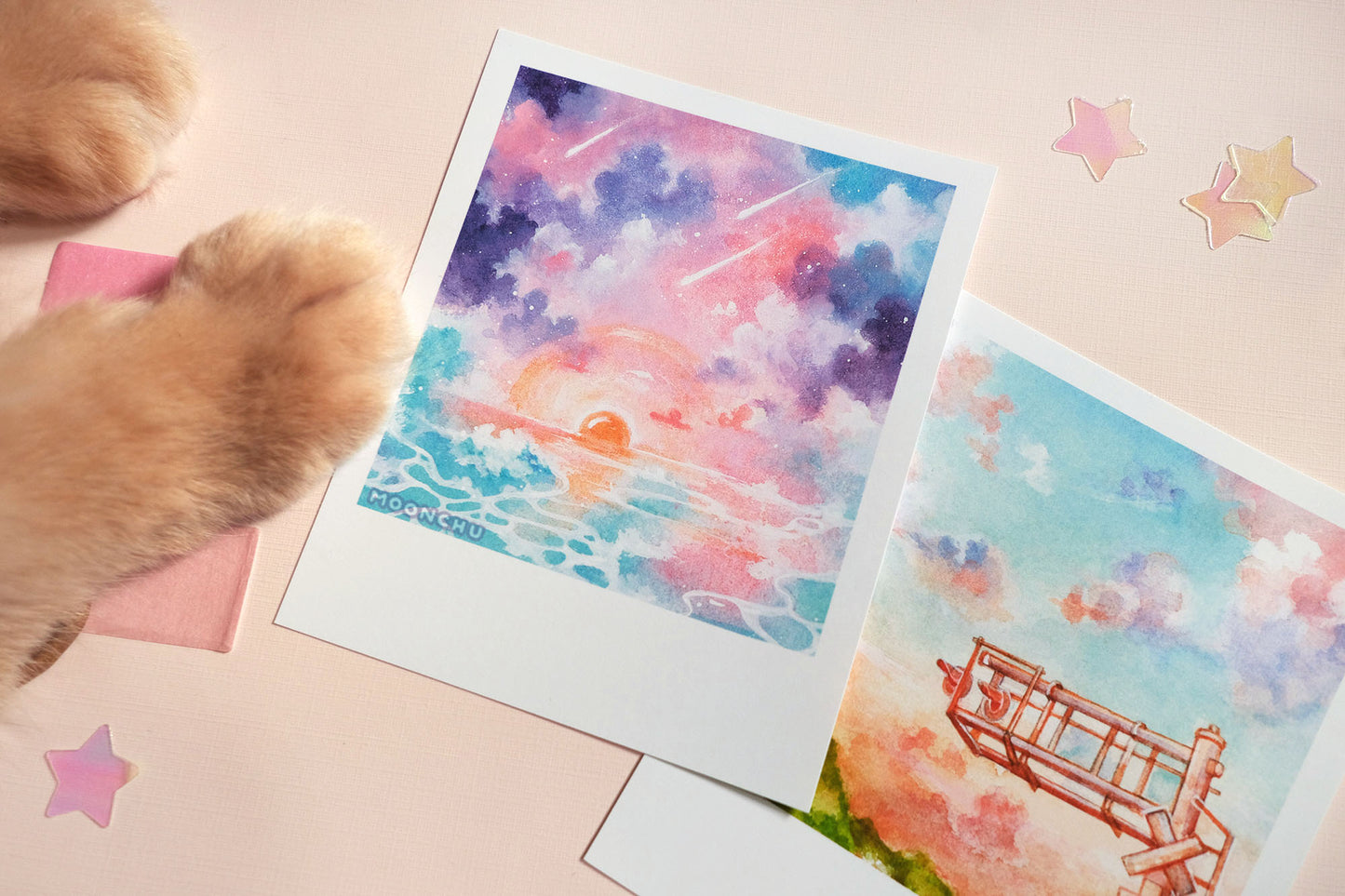 wandering snapshot prints, magical photo frame art