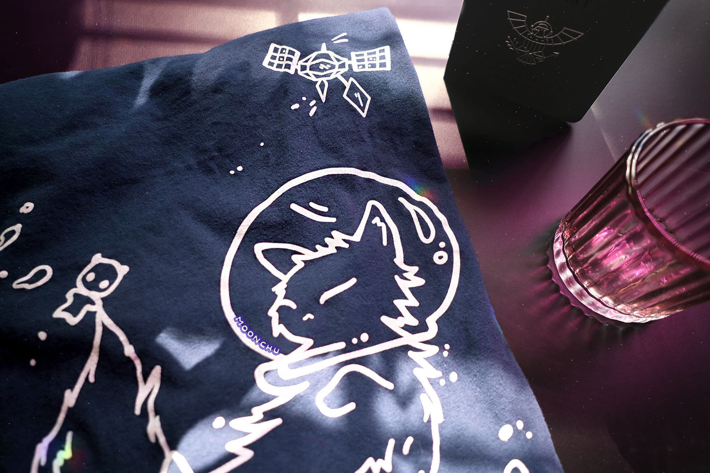 moonchu original space cat long sleeve shirt S-XXL
