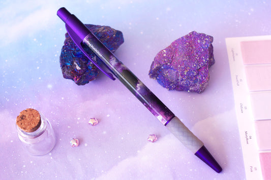 cosmic space pen, original art pen, galaxy pen