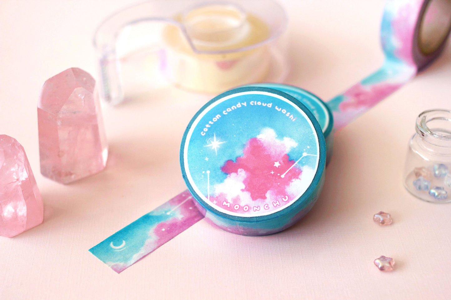 cotton candy clouds washi tape