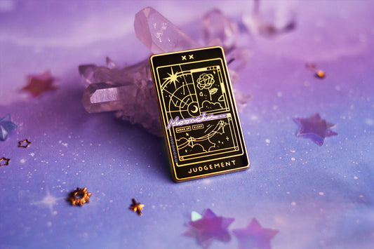 XX. judgement tarot enamel pin