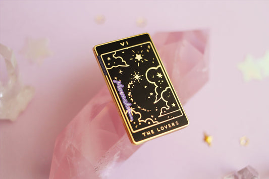 VI. lovers tarot enamel pin