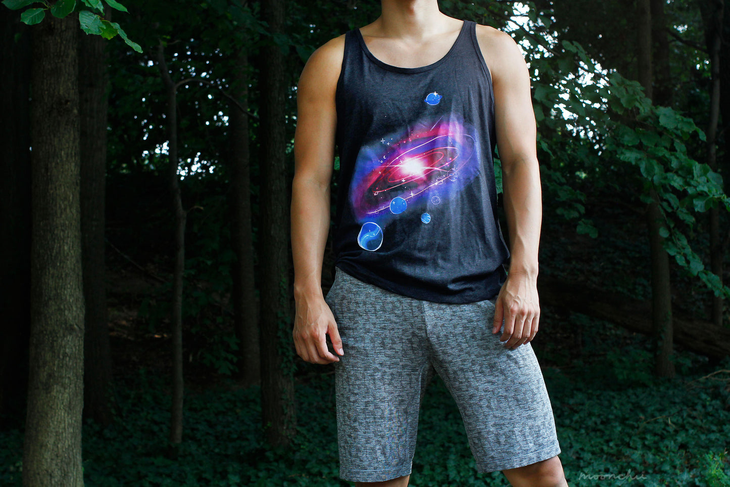 moonchu solar system tank top S-XXL