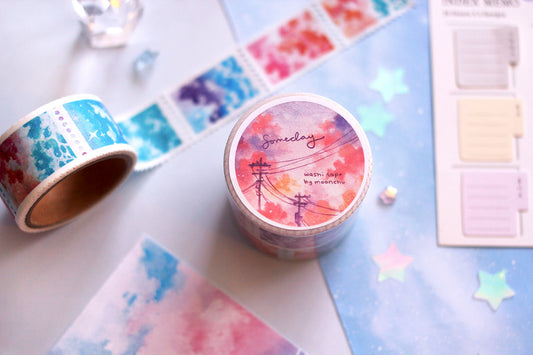 someday stamp washi tape