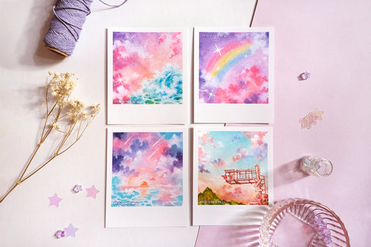 wandering snapshot prints, magical photo frame art